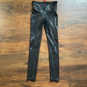SPANX pleather leggings